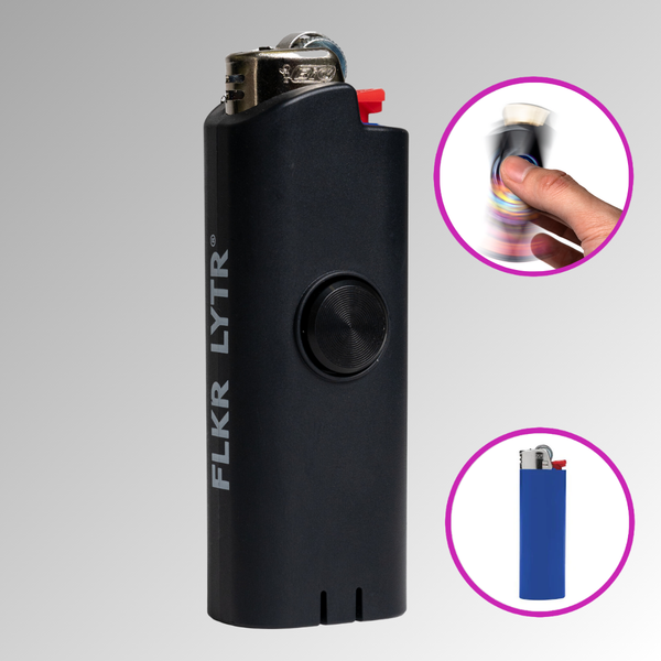FLKR LYTR® Fidget Spinner Lighter Case Amazon Must Have Solid Color for Bic® Spinner Lighter Case | FLKR LYTR - $9.99