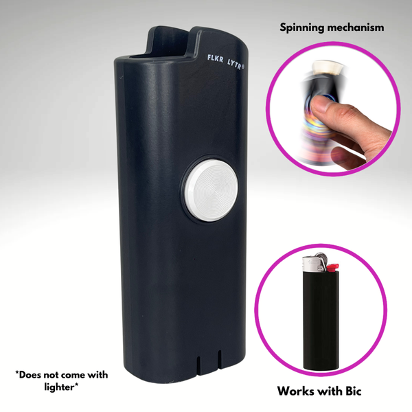 FLKR LYTR® Fidget Spinner Lighter Case Amazon Must Have Solid Color for Bic® Spinner Lighter Case | FLKR LYTR - $9.99