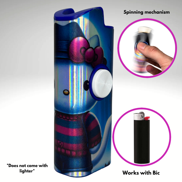 FLKR LYTR®  Fidget Spinner Lighter Case Halloween Design for Bic® Spinner Lighter Case | FLKR LYTR - $11.99) (Copy)