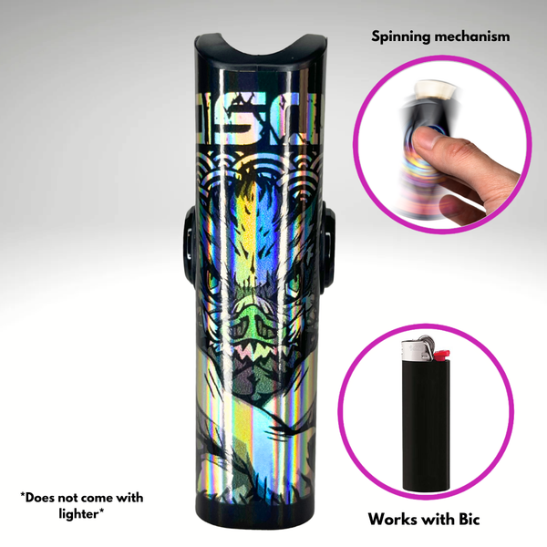 FLKR LYTR® Fidget Spinner Lighter Case Anime Design for Bic® Spinner Lighter Case | FLKR LYTR - $11.99