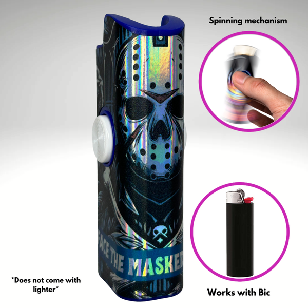 FLKR LYTR® Fidget Spinner Lighter Case Halloween Design for Bic® Spinner Lighter Case | FLKR LYTR - $11.99)