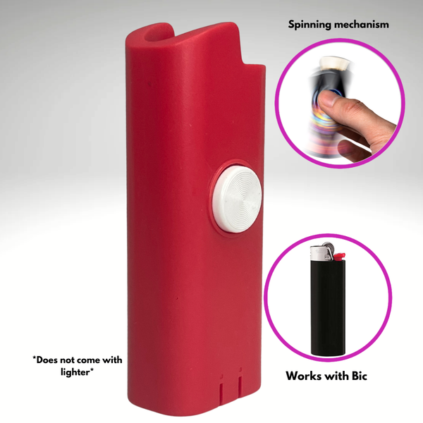 FLKR LYTR® Fidget Spinner Lighter Case Amazon Must Have Solid Color for Bic® Spinner Lighter Case | FLKR LYTR - $9.99