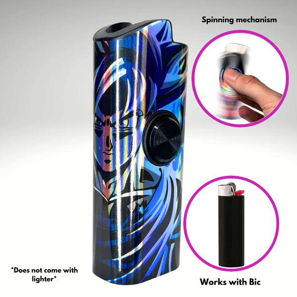 FLKR LYTR® Fidget Spinner Lighter Case Anime Design for Bic® Spinner Lighter Case | FLKR LYTR - $11.99